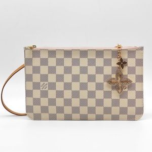 🍋LV Neverfull Azur Pouch